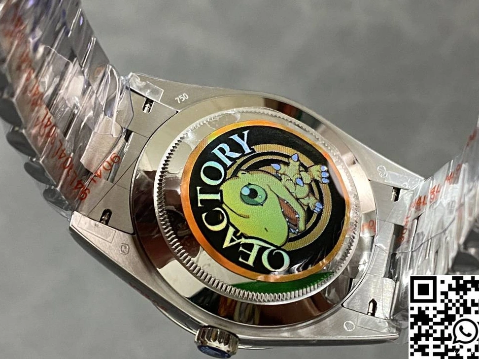 Rolex Steel Blue QF Day v5 Tungsten Date Deep Dial Factory 228239-0076 0227